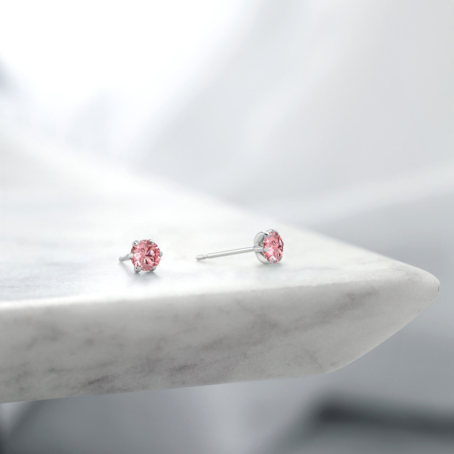 Earrings in Platinum