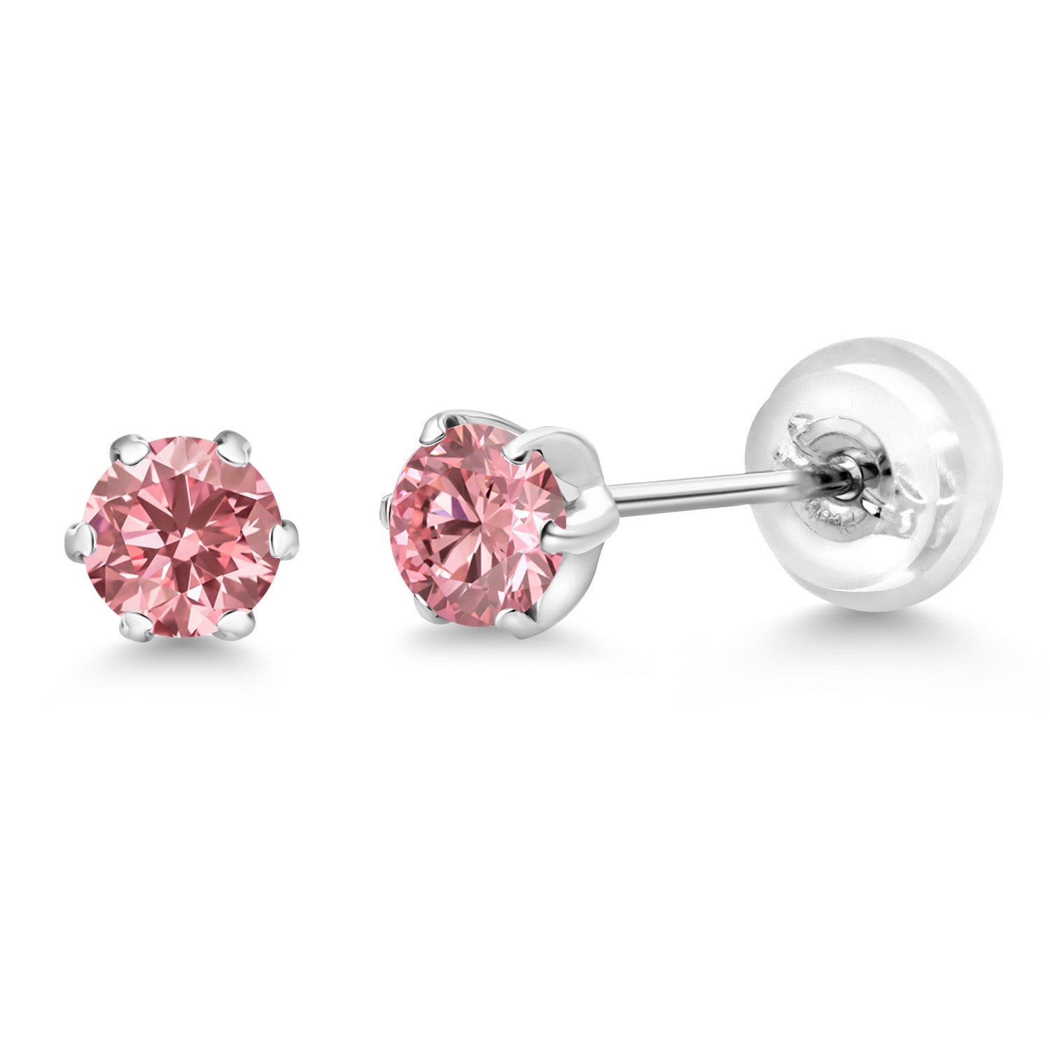 Earrings in Platinum