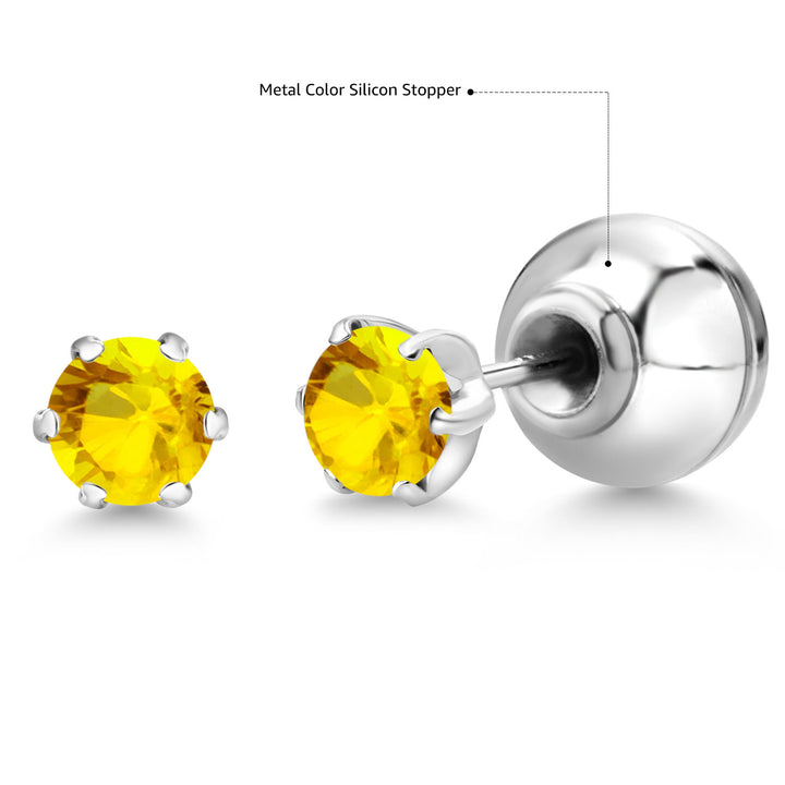 Earrings in Platinum