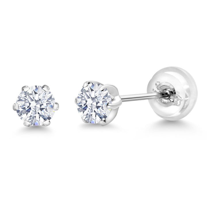 Earrings in Platinum
