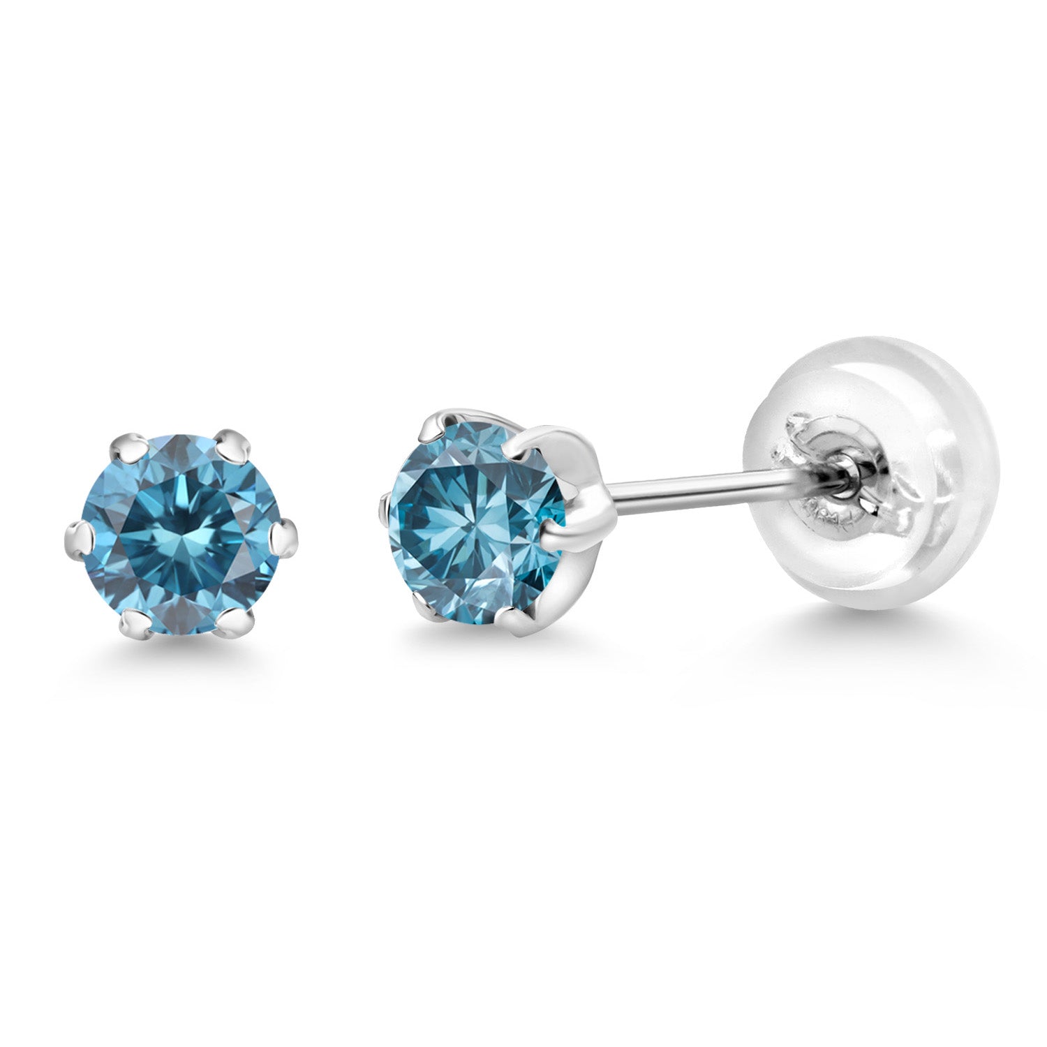 Earrings in Platinum