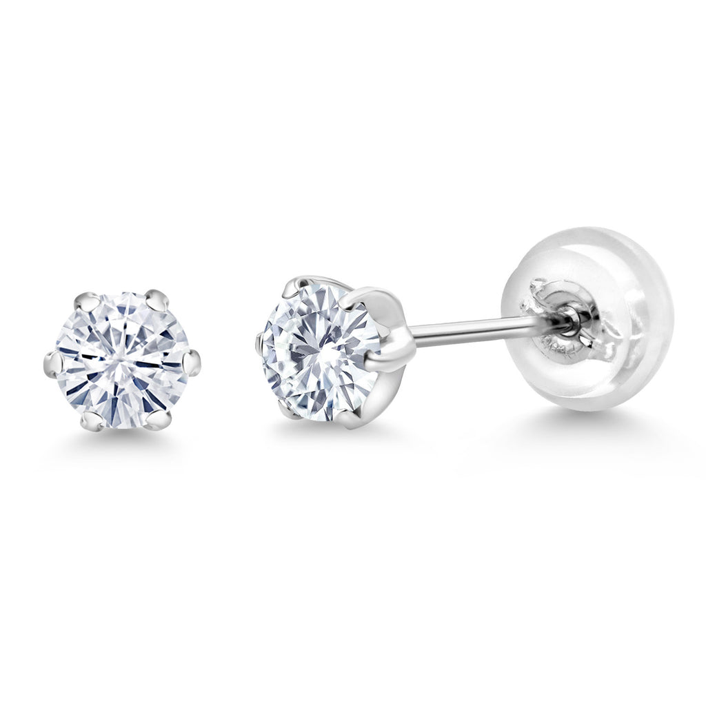 Earrings in Platinum