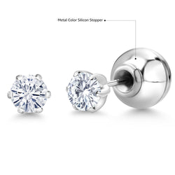 Earrings in Platinum