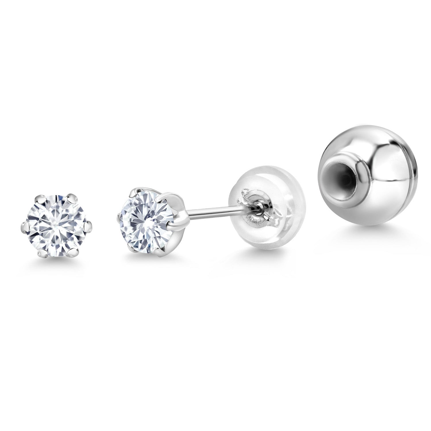 Lab Grown Diamond_Earrings in Platinum