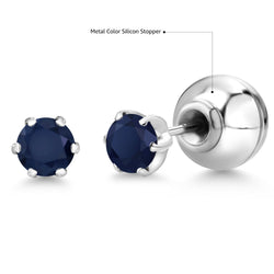 Earrings in Platinum