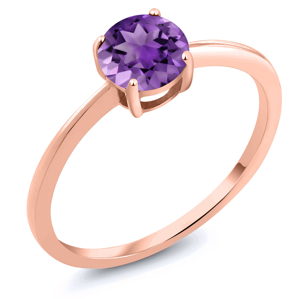 Amethyst - February_5.5_Ring in 10K Rose Gold