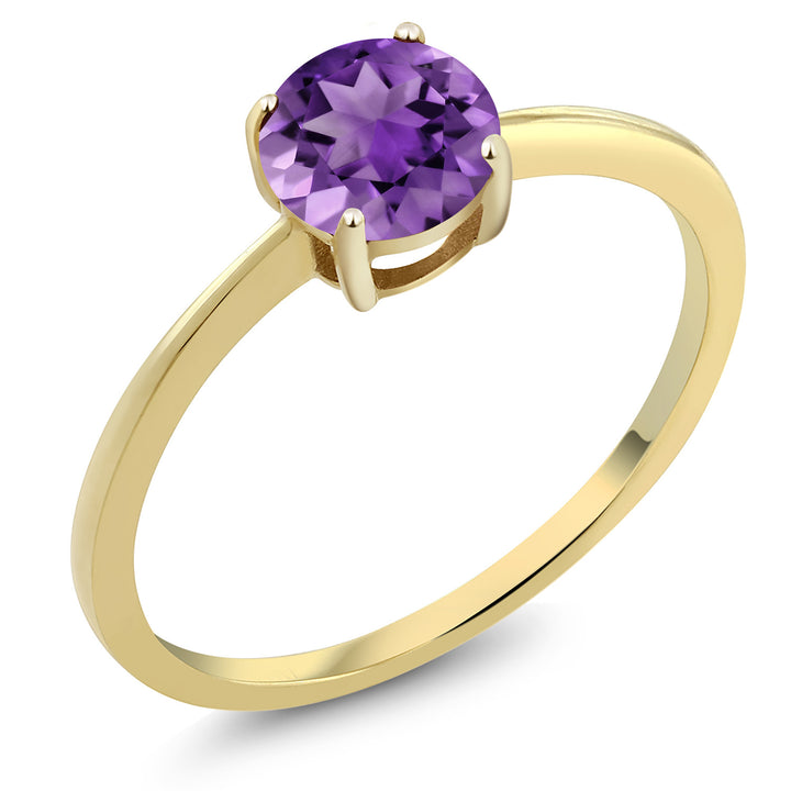 Amethyst - February_5_Ring in 10K Yellow Gold