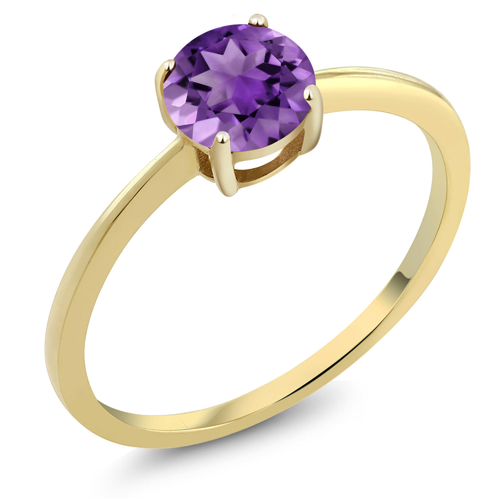 Amethyst - February_9.5_Ring in 10K Yellow Gold