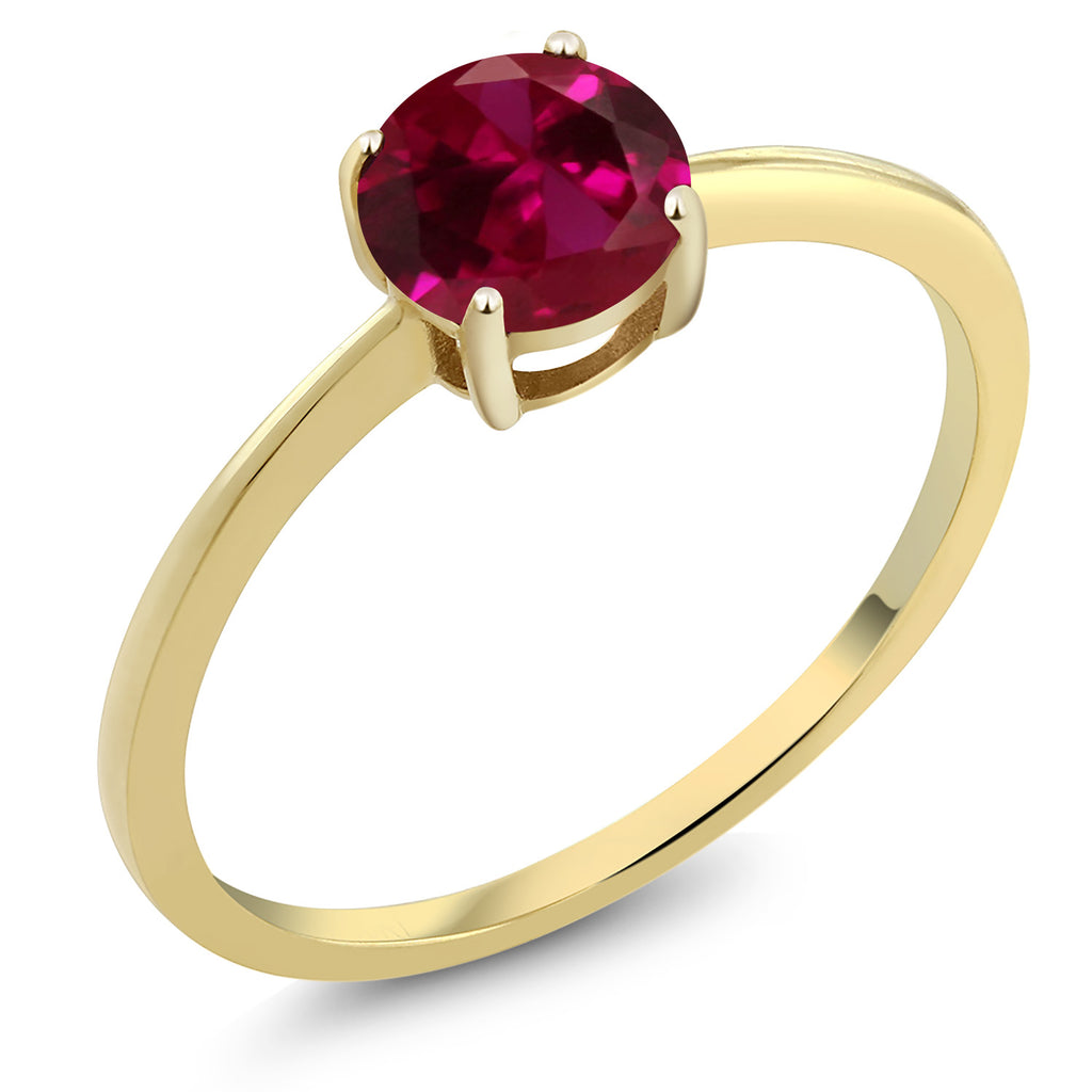 Created Ruby - July_10_Ring in 10K Yellow Gold