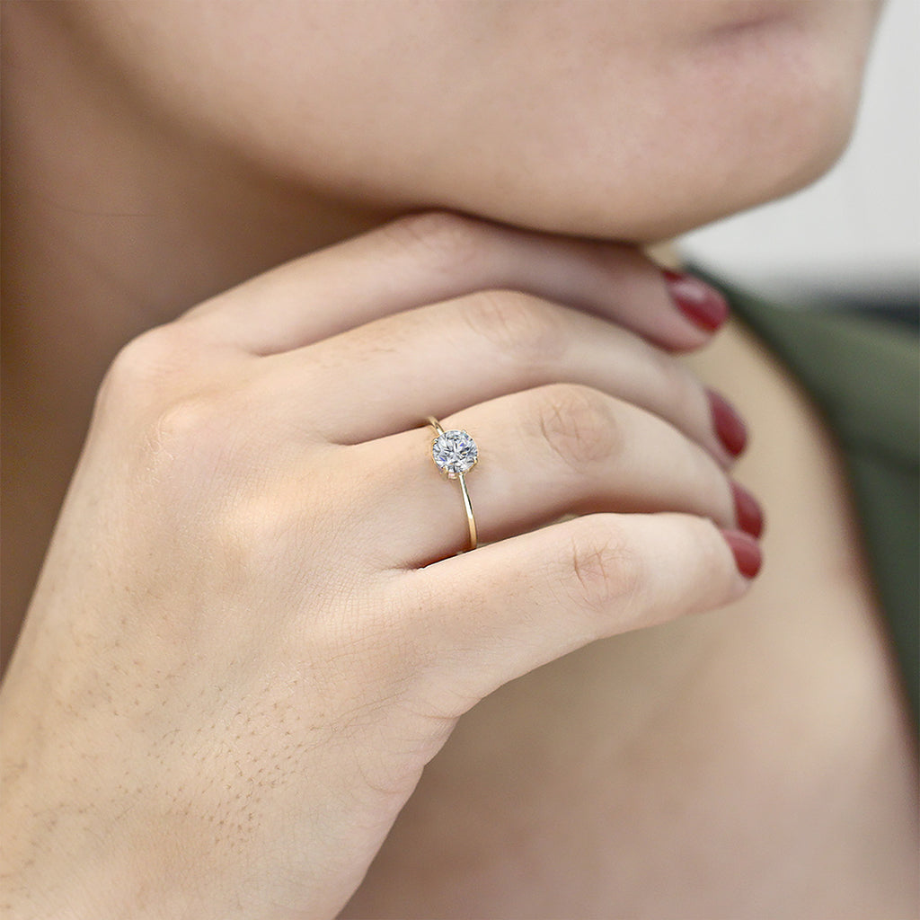 Lab Grown Diamond_5_Ring in 10K Yellow Gold