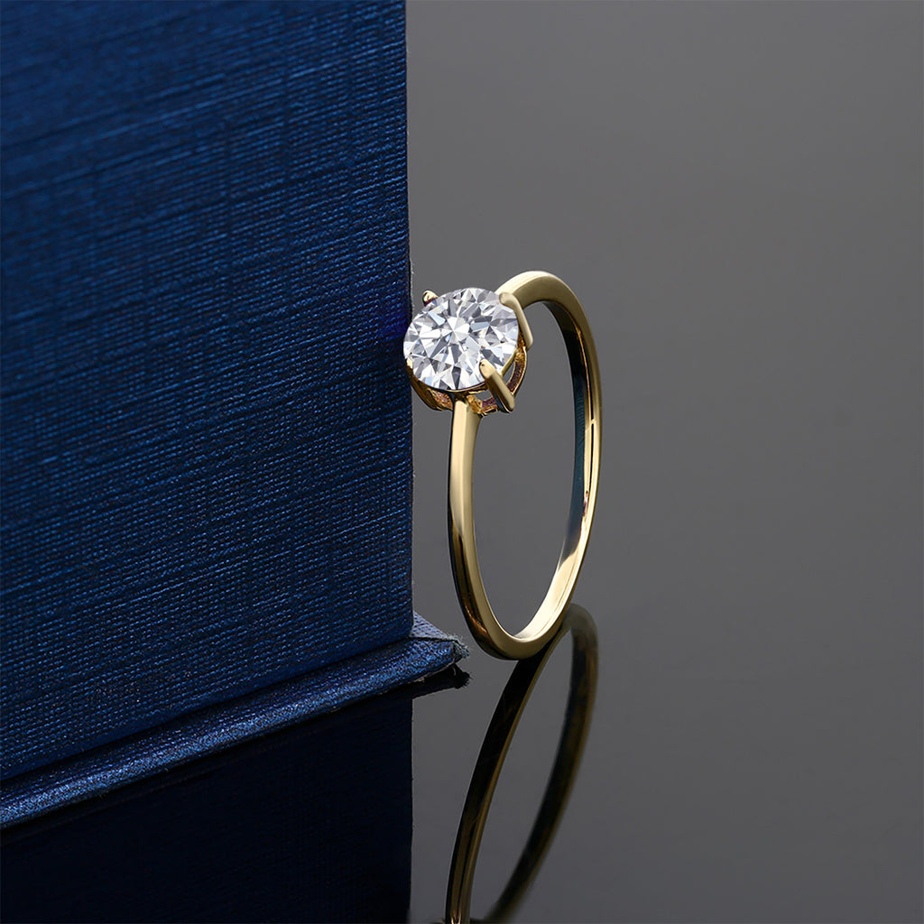 Lab Grown Diamond_5_Ring in 10K Yellow Gold