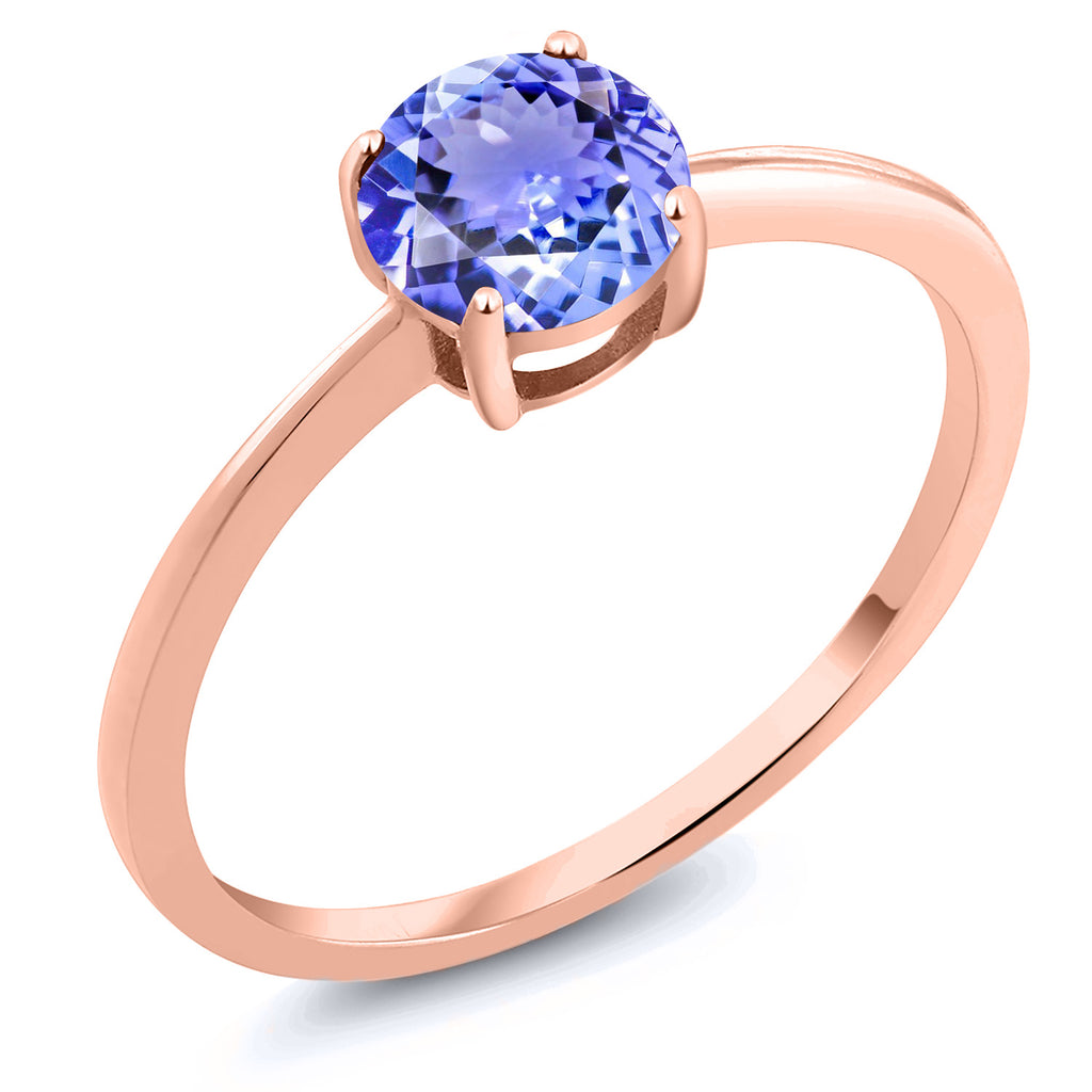 Tanzanite - December_7_Ring in 10K Rose Gold