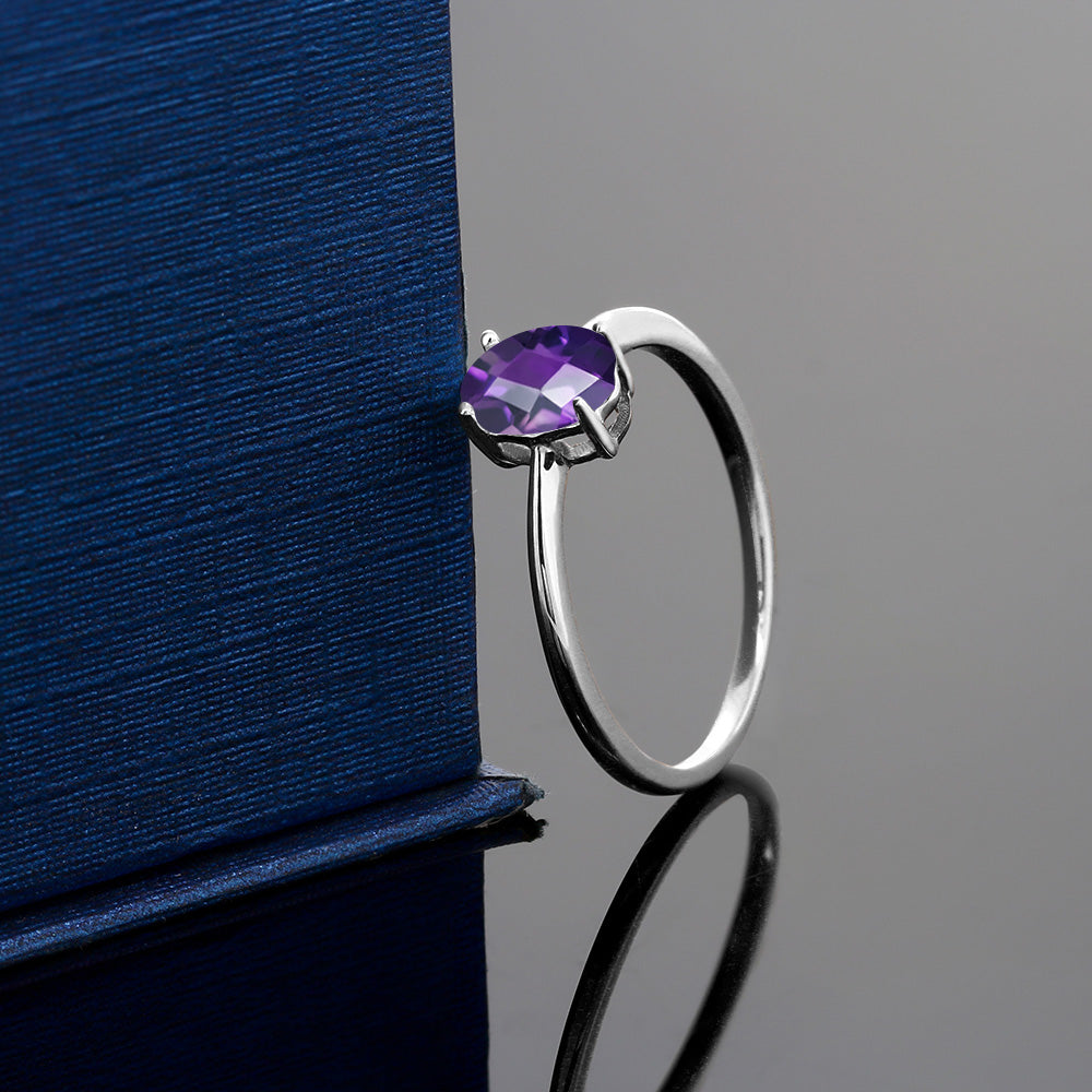Ring in 10K White Gold