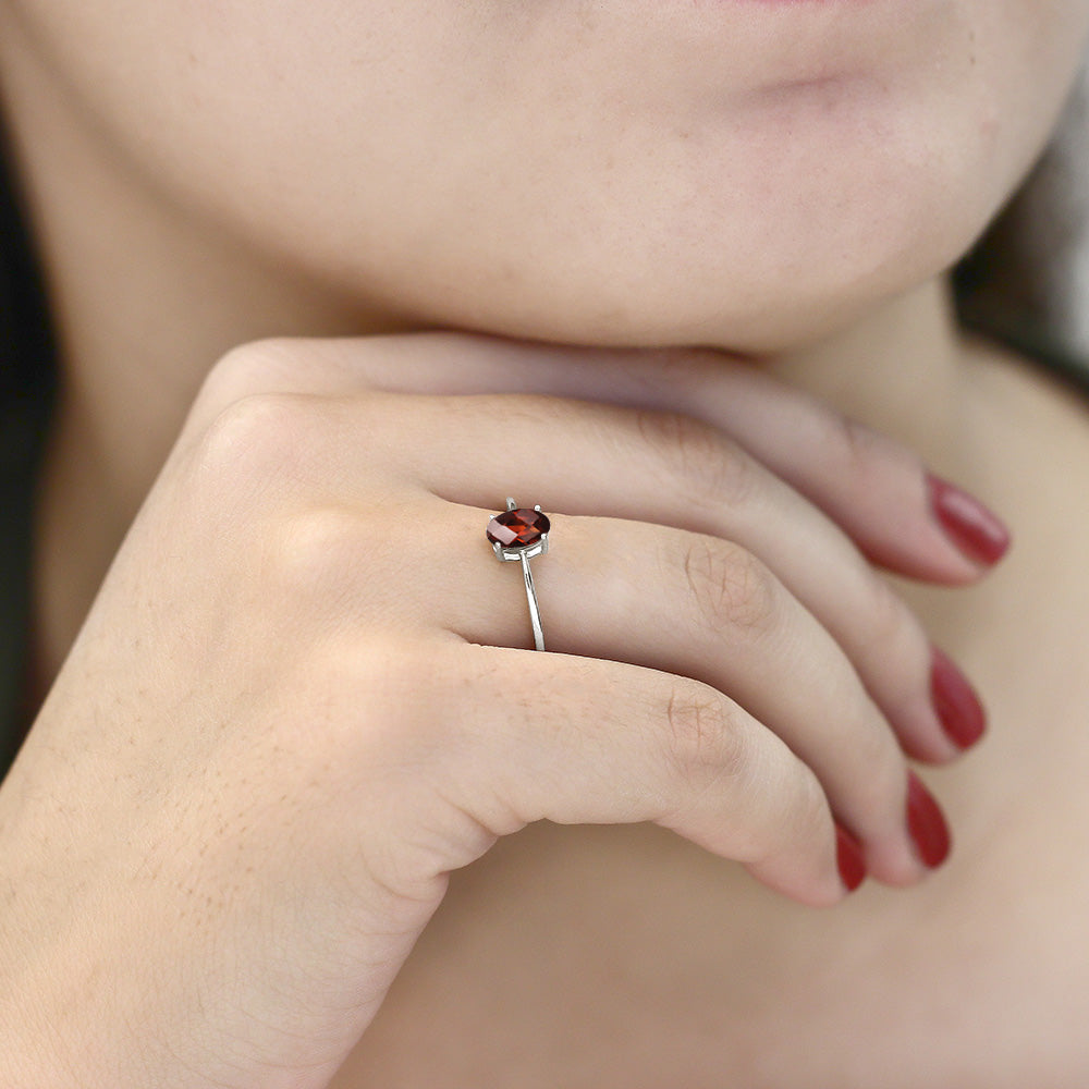 Ring in 10K White Gold