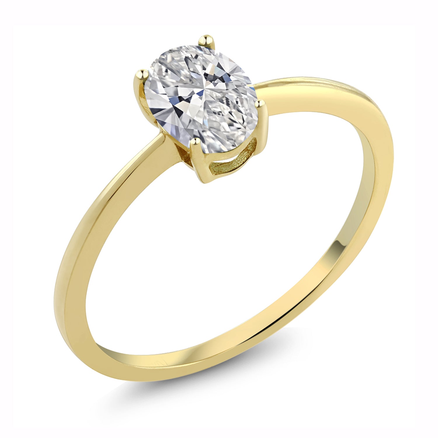 Lab Grown Diamond_7_Ring in 10K Yellow Gold
