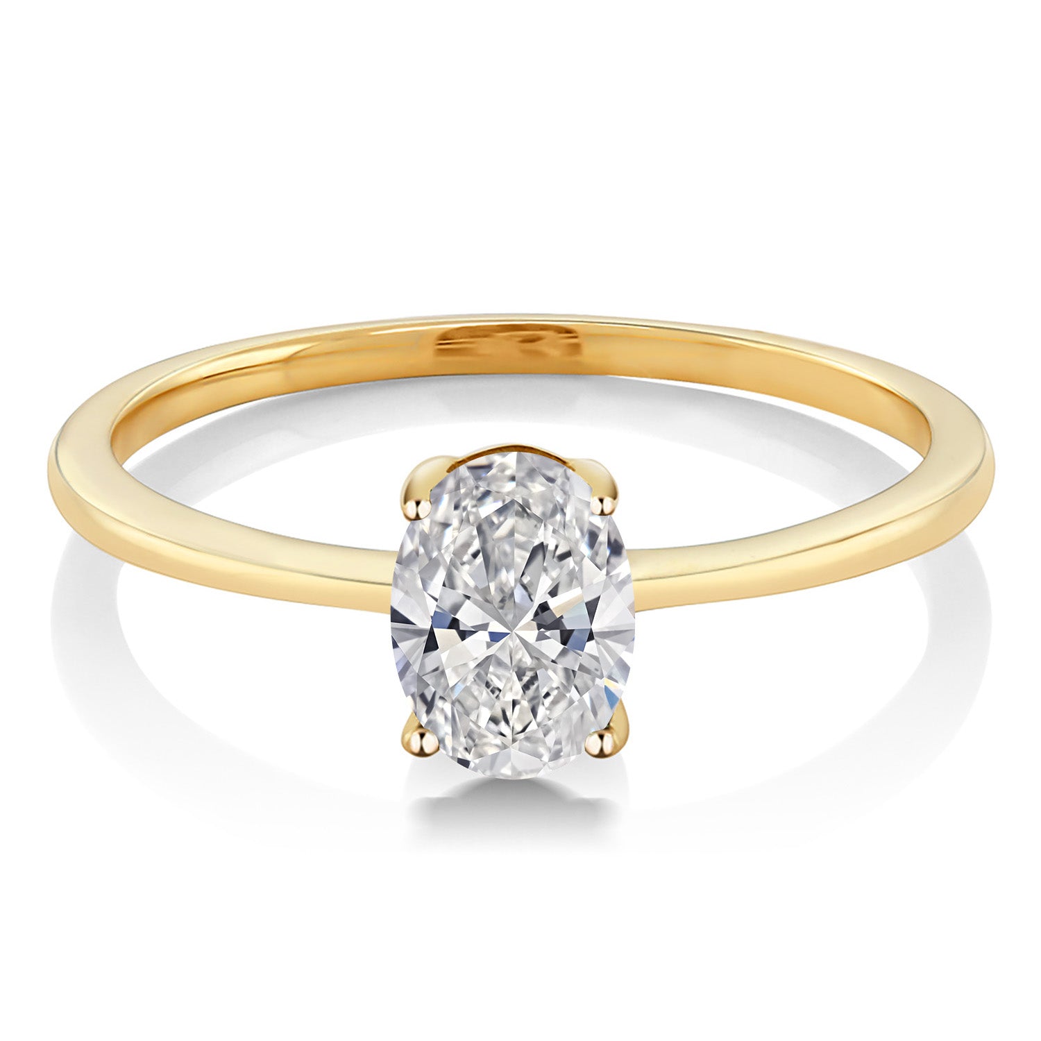 Lab Grown Diamond_7_Ring in 10K Yellow Gold