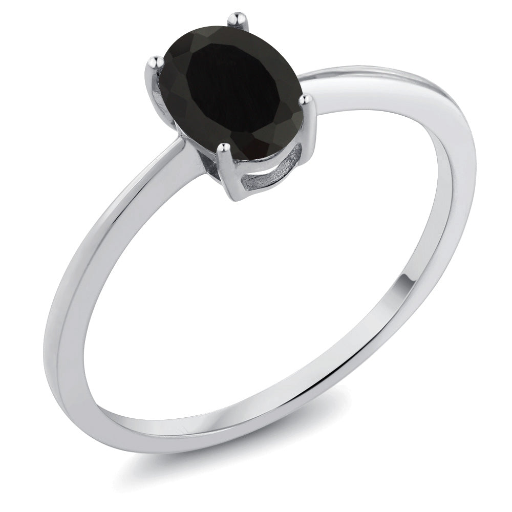 Onyx - December_8_Ring in 10K White Gold