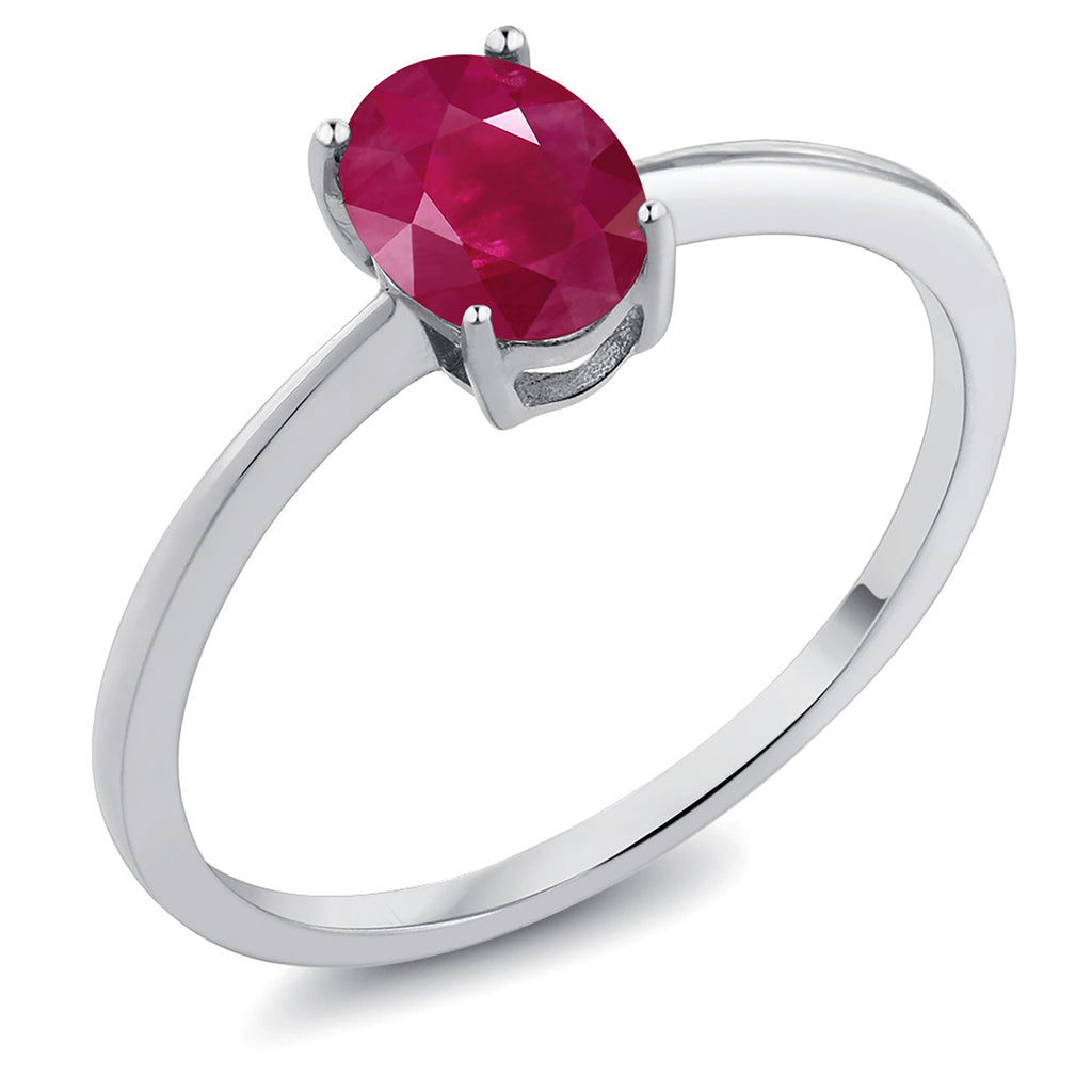 Ruby - July_7_Ring in 10K White Gold