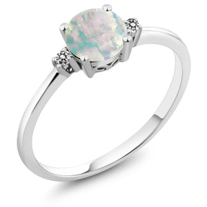 Ring in 10K White Gold