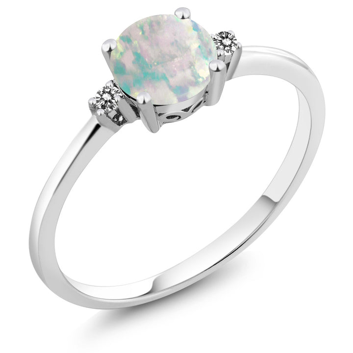 Ring in 10K White Gold