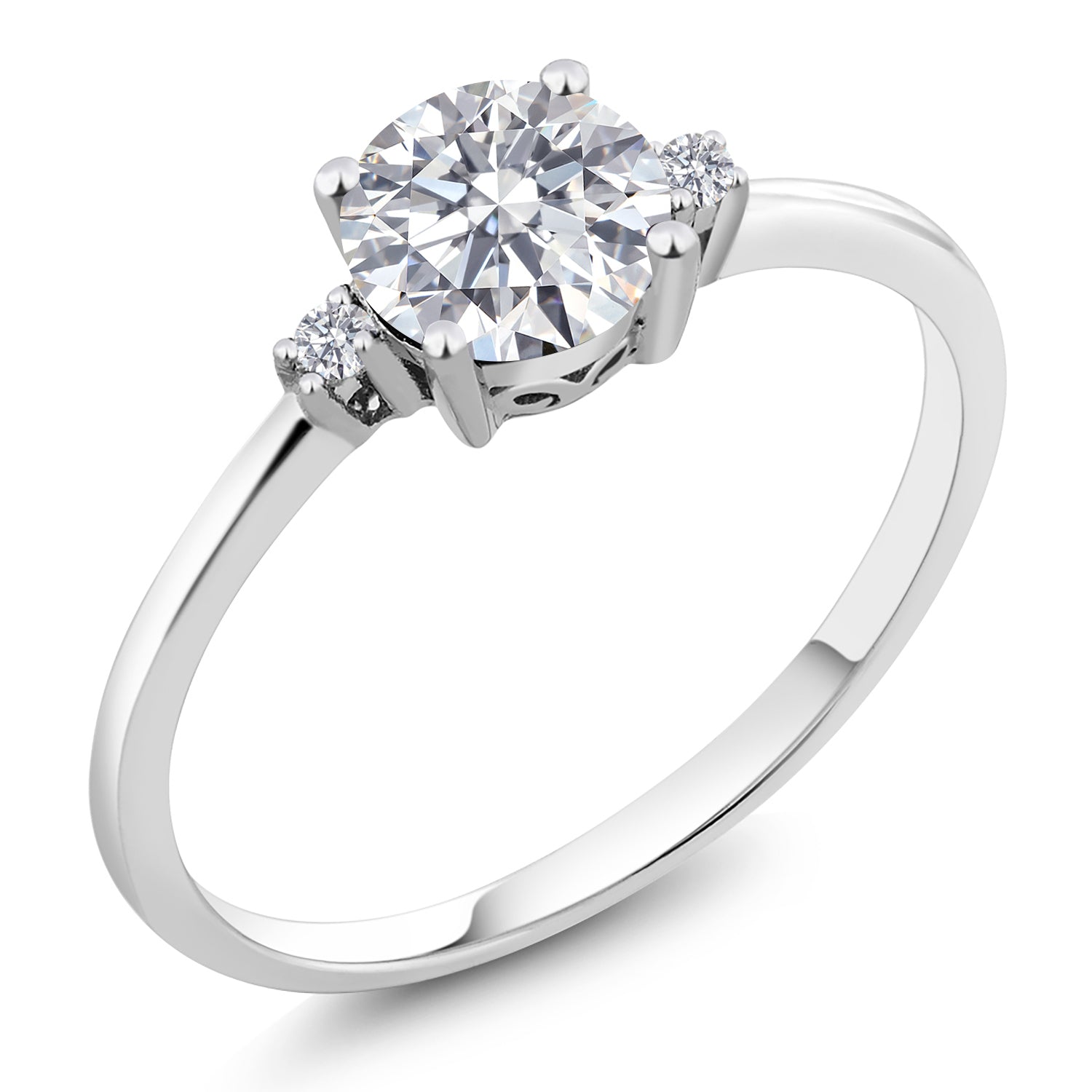 Ring in 10K White Gold