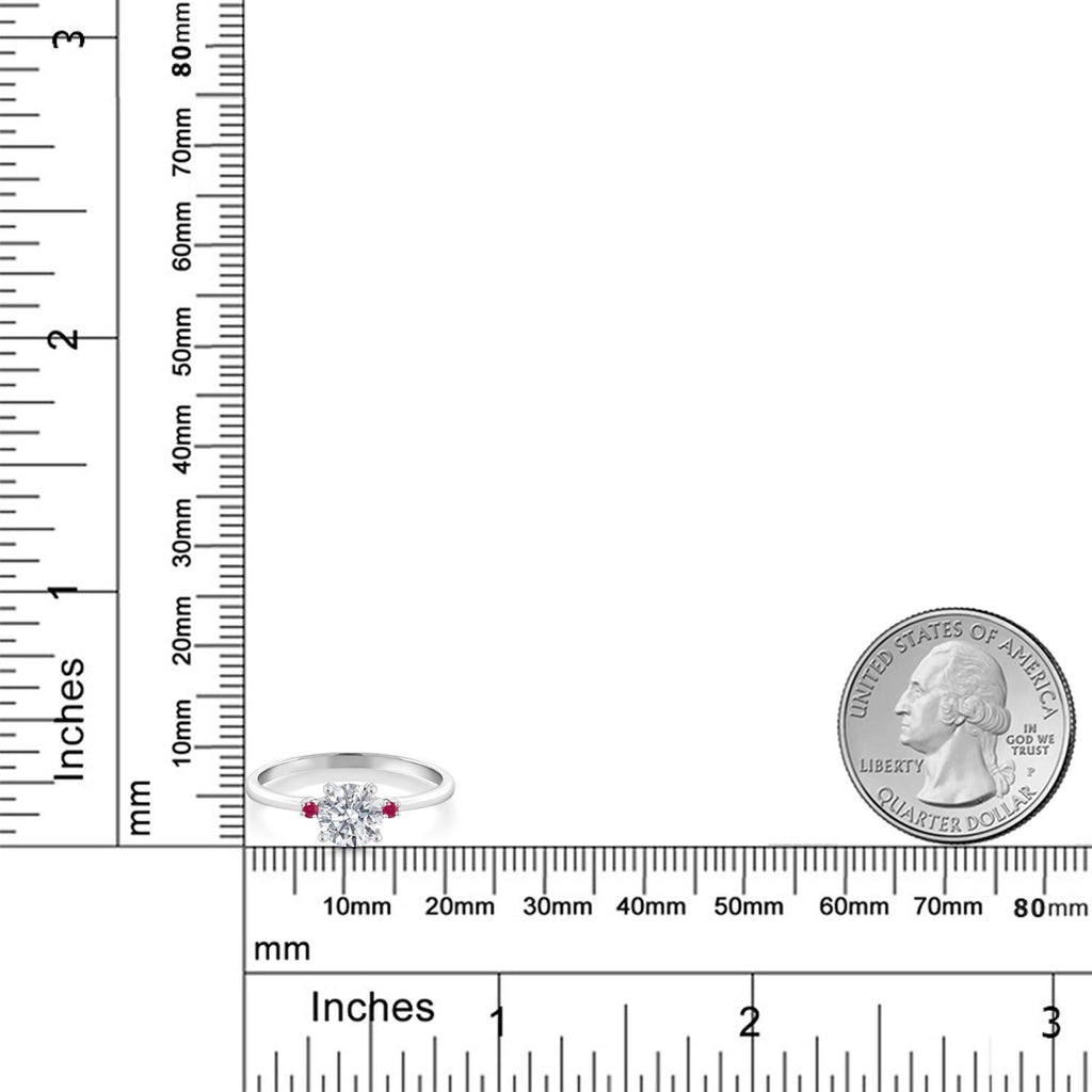 Ring in 10K White Gold