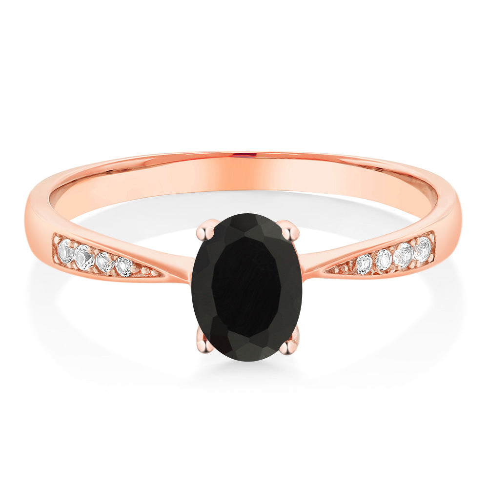 Onyx - December_8_Ring in 10K Rose Gold