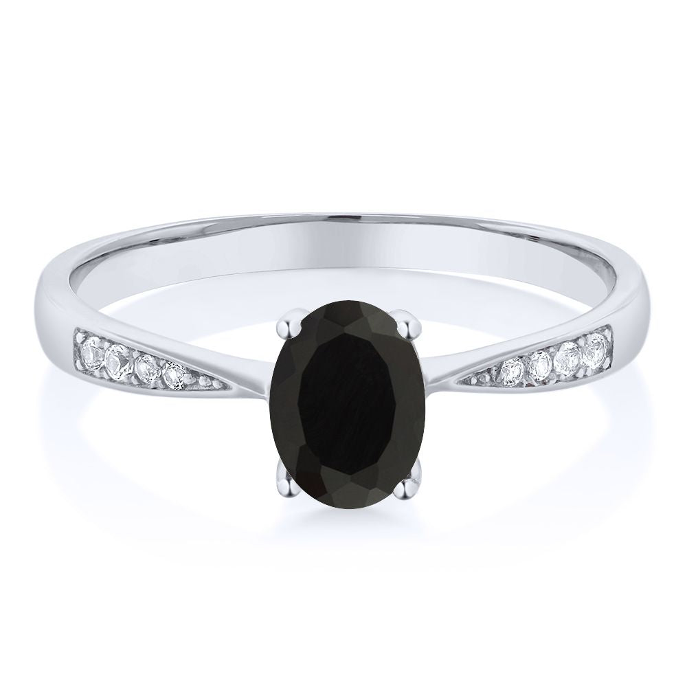 Onyx - December_9_Ring in 10K White Gold
