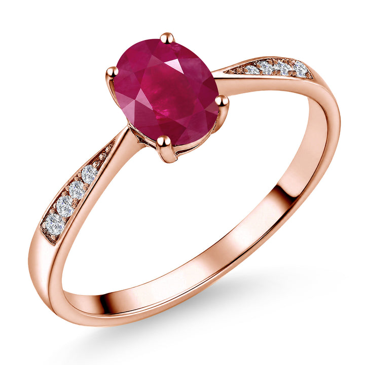 Ruby - July_5_Ring in 10K Rose Gold