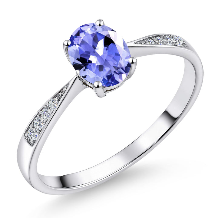Tanzanite - December_5_Ring in 10K White Gold