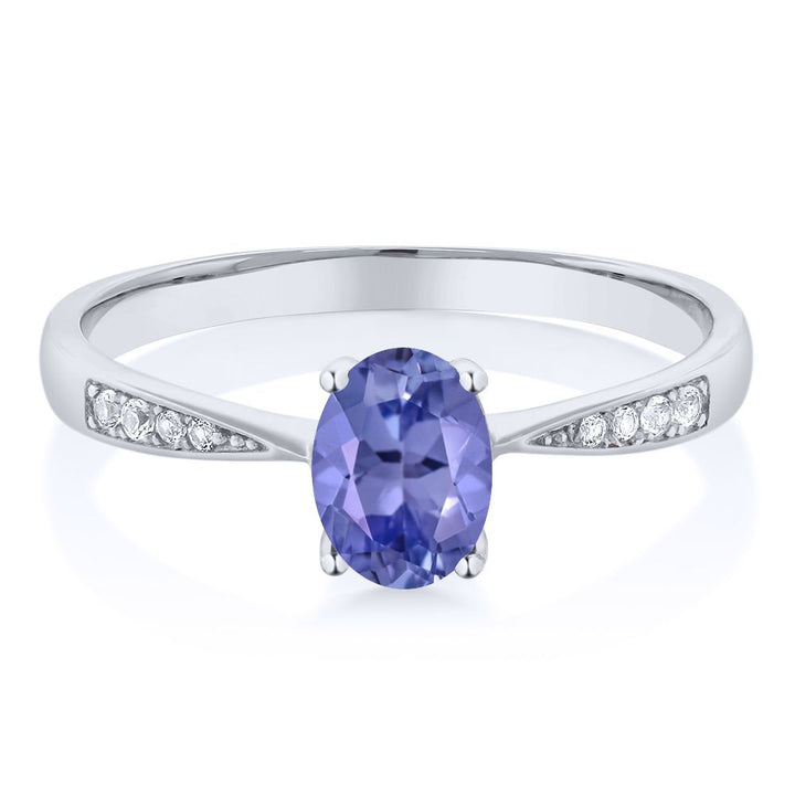 Tanzanite - December_5_Ring in 10K White Gold