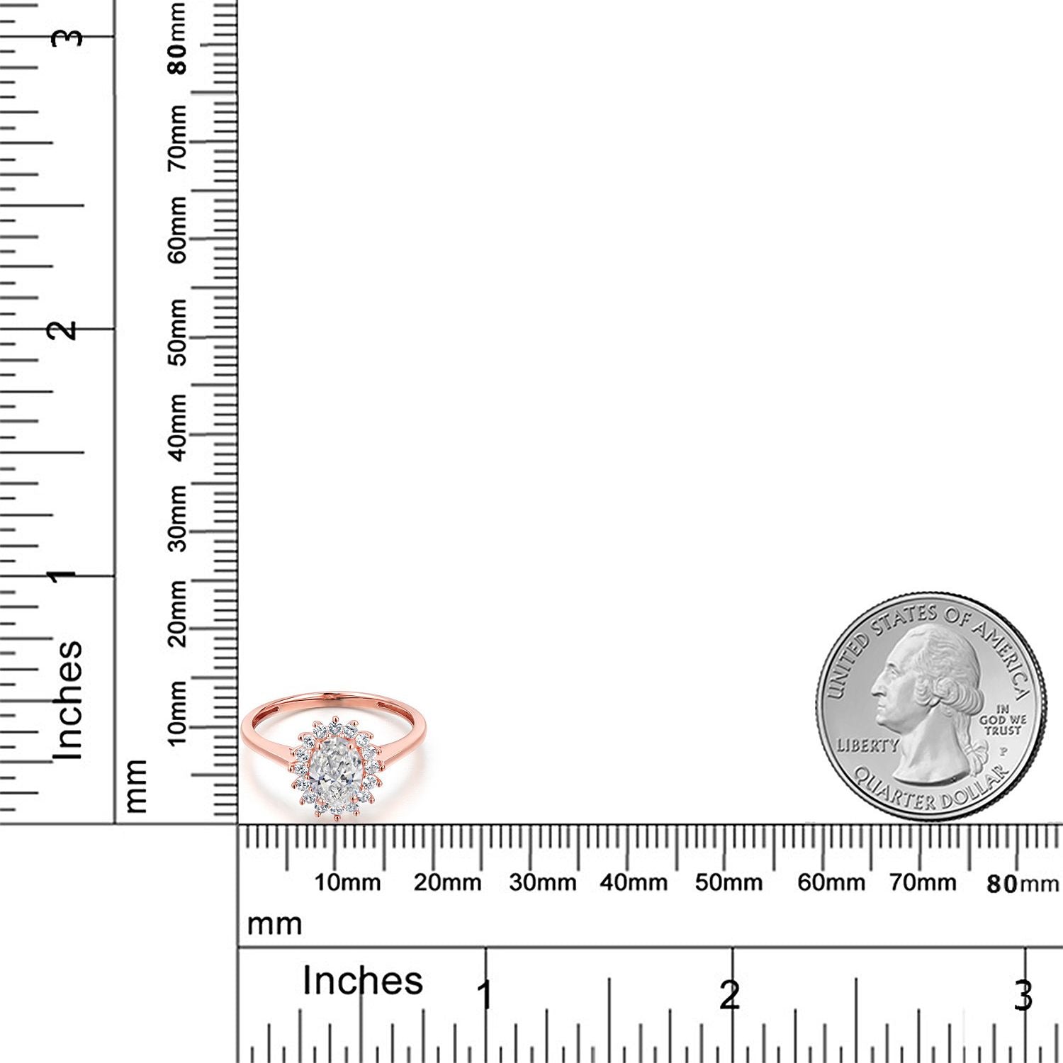 Ring in 10K Rose Gold