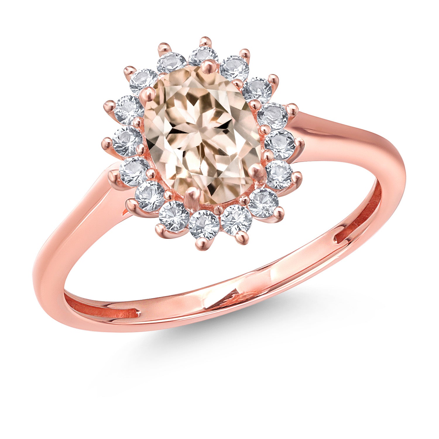 Morganite - October_9_Ring in 10K Rose Gold