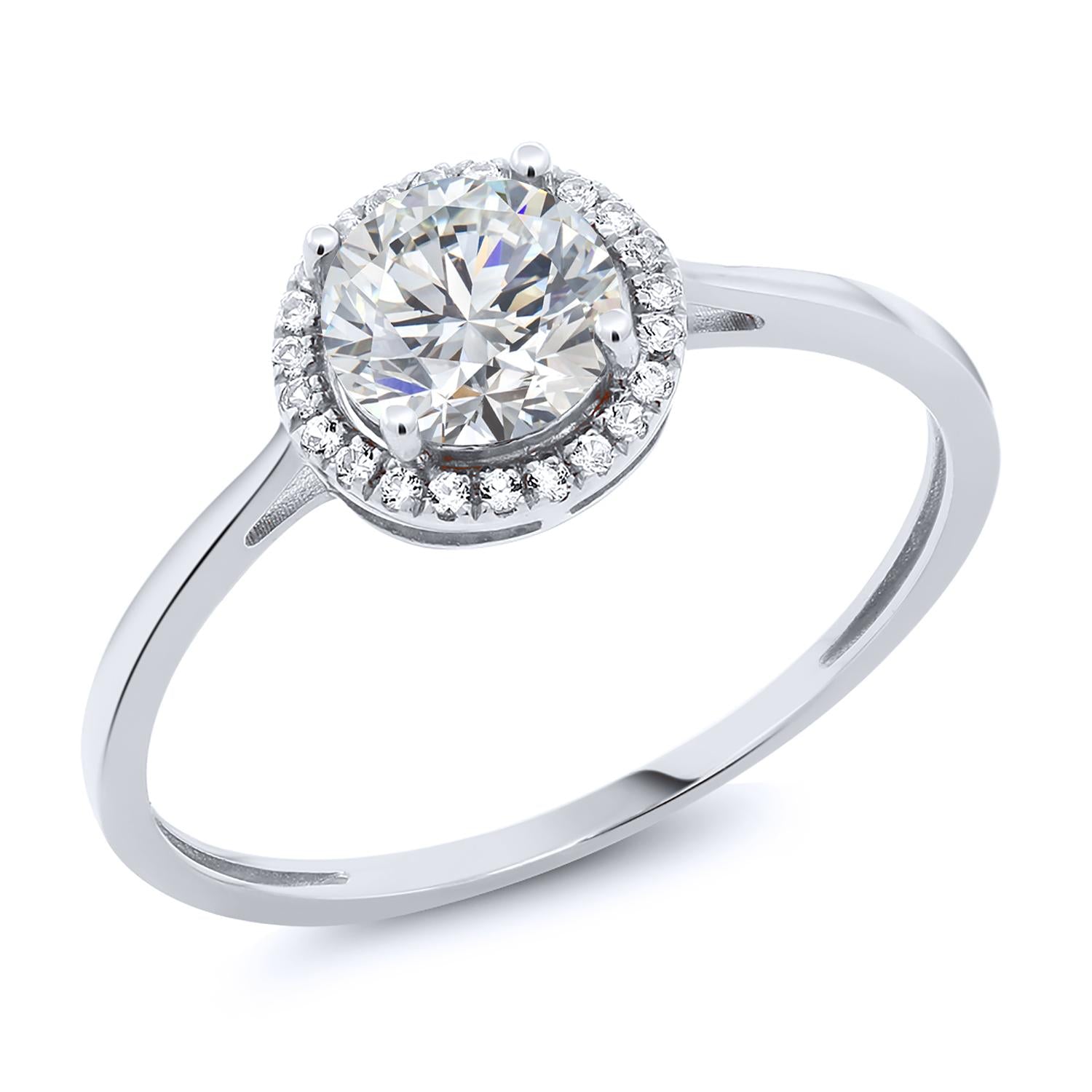 White Lab Grown Diamond - April_9_Ring in 10K White Gold