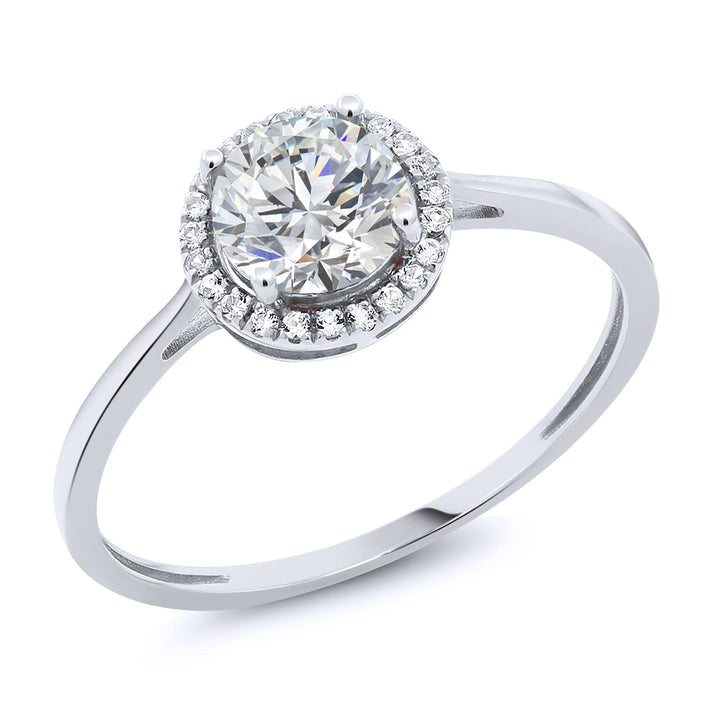 White Lab Grown Diamond - April_5_Ring in 10K White Gold