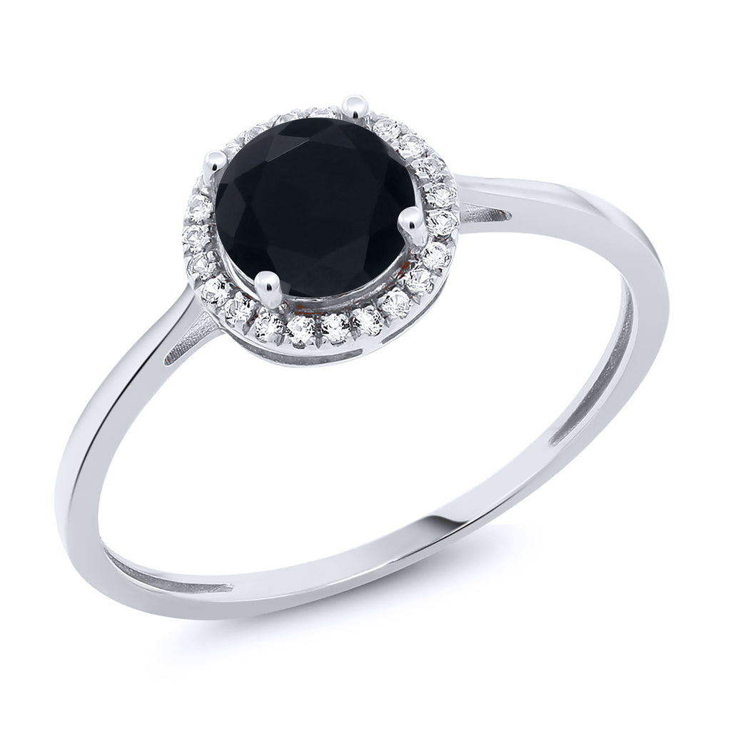 Onyx - December_8_Ring in 10K White Gold