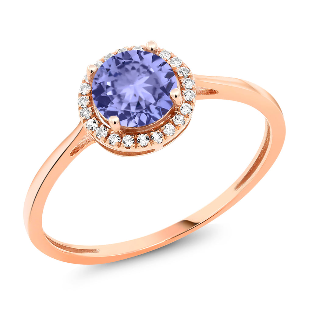 Tanzanite - December_5_Ring in 10K Rose Gold