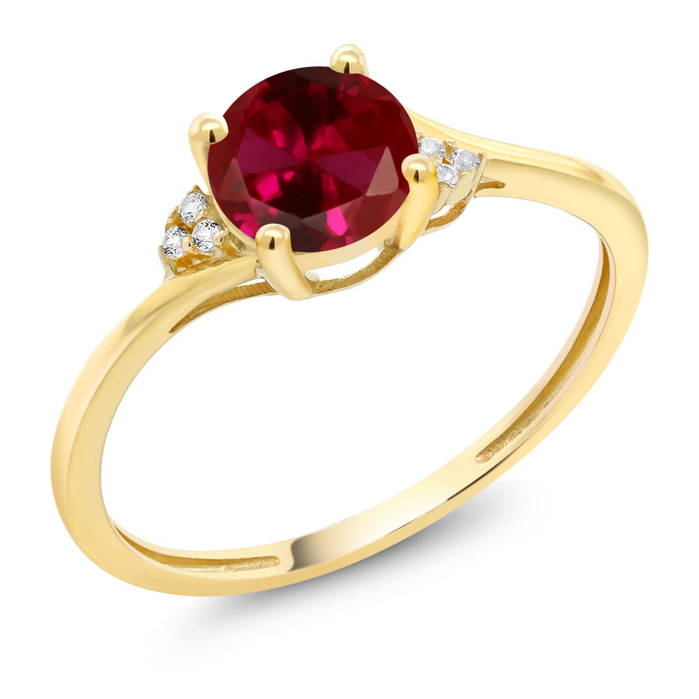Created Ruby - July_7_Ring in 10K Yellow Gold