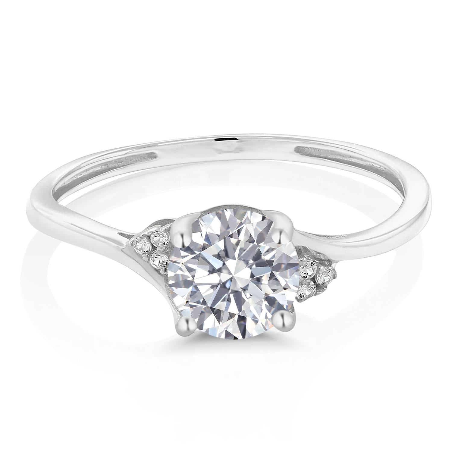 Ring in 10K White Gold