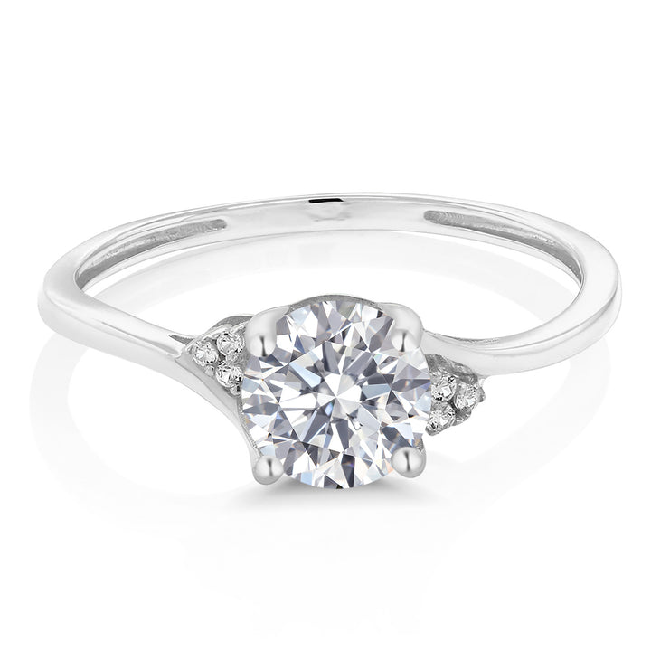Ring in 10K White Gold