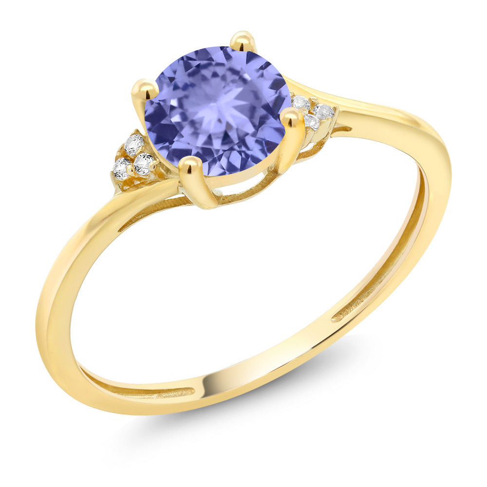 Tanzanite - December_7_Ring in 10K Yellow Gold