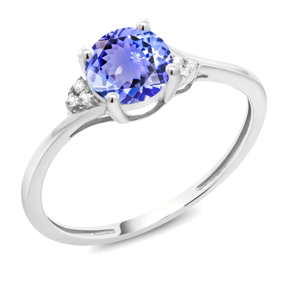 Tanzanite - December_7_Ring in 10K White Gold
