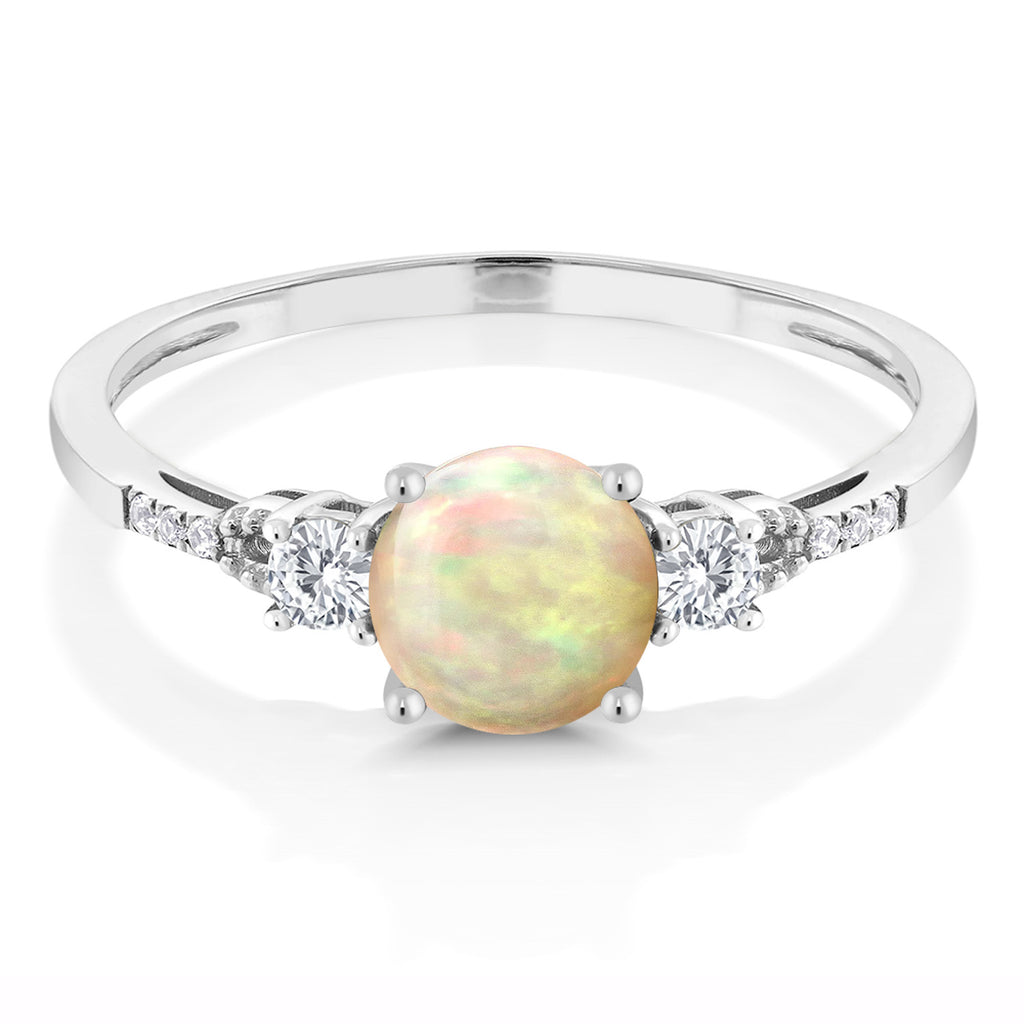 Ring in 10K White Gold