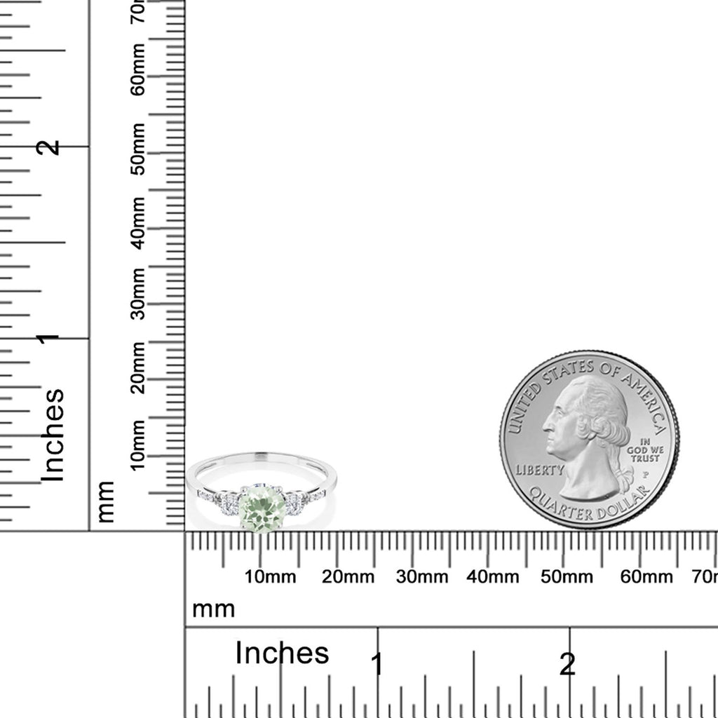 Ring in 10K White Gold