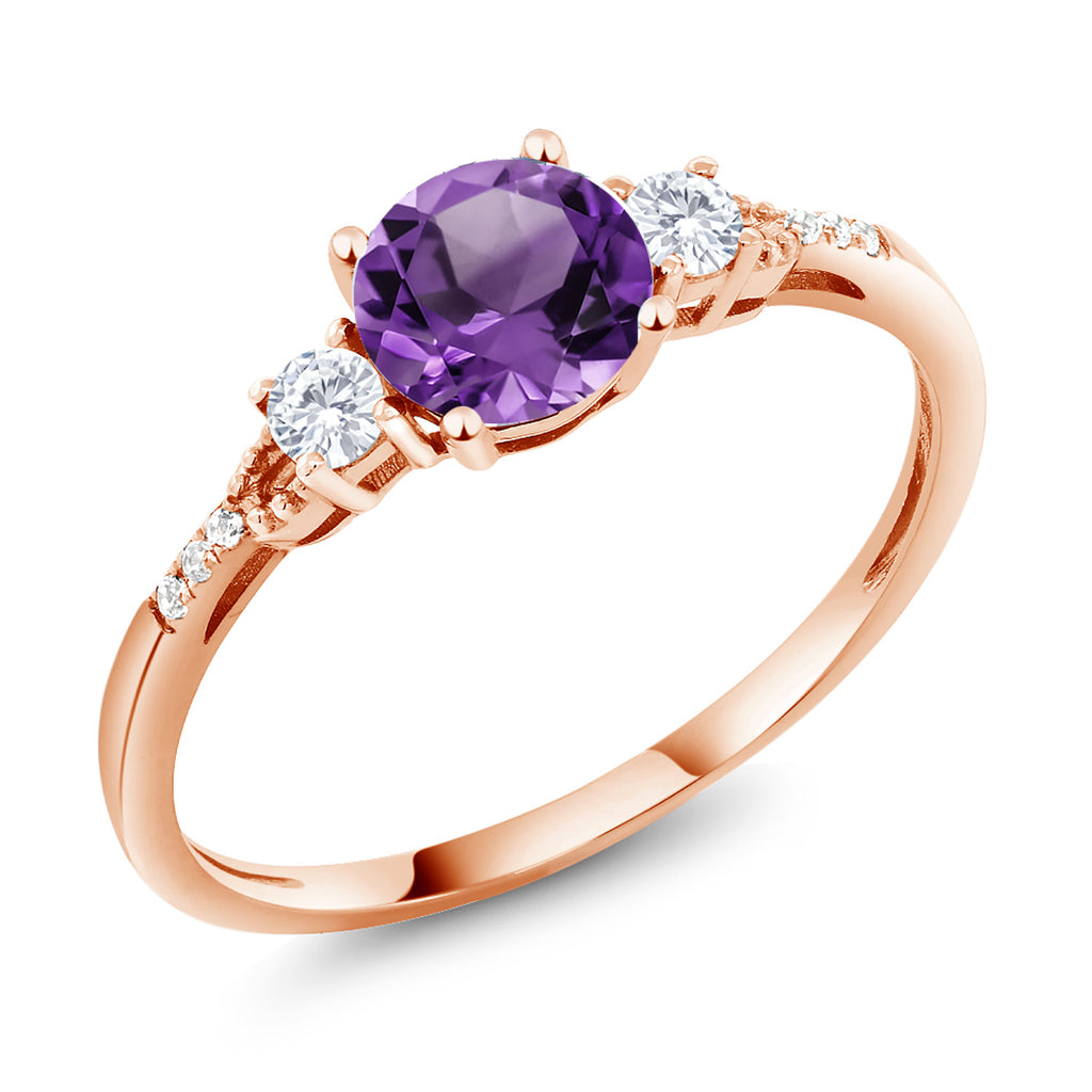 Amethyst - February_7_Ring in 10K Rose Gold