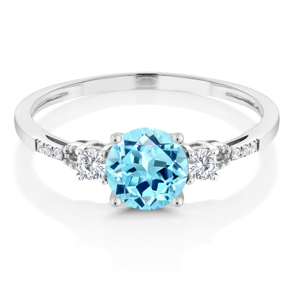 Ring in 10K White Gold