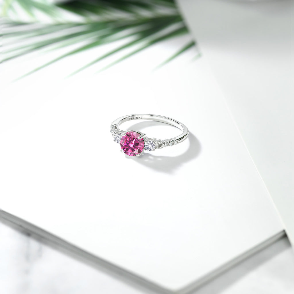 Ring in 10K White Gold