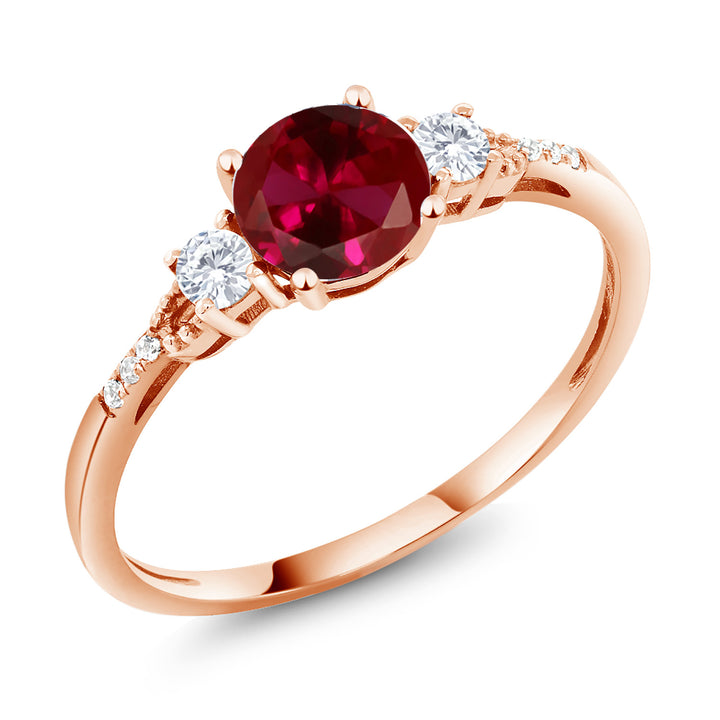 Created Ruby - July_5_Ring in 10K Rose Gold
