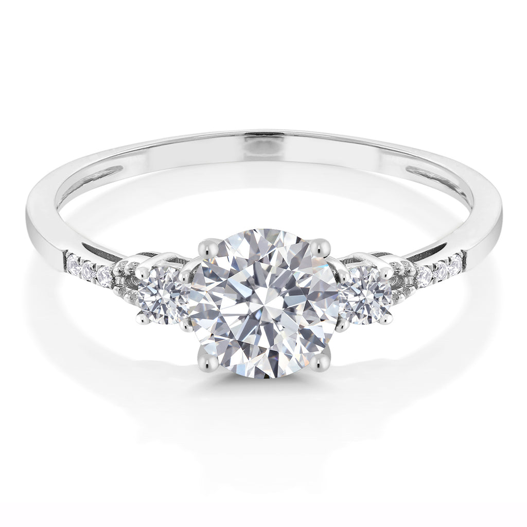 Ring in 10K White Gold
