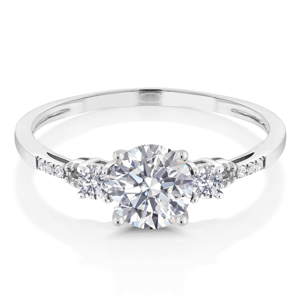 Ring in 10K White Gold